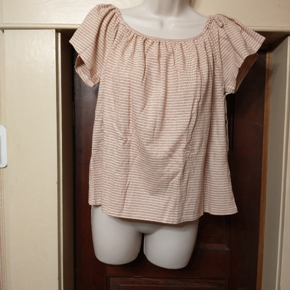 New a.n.a Short Sleeve ConvertibleTop, Small - Picture 2 of 3